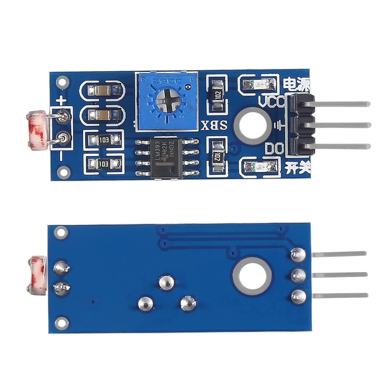 LDR Light Detection Resistance Sensor Module-3 Pin Photo