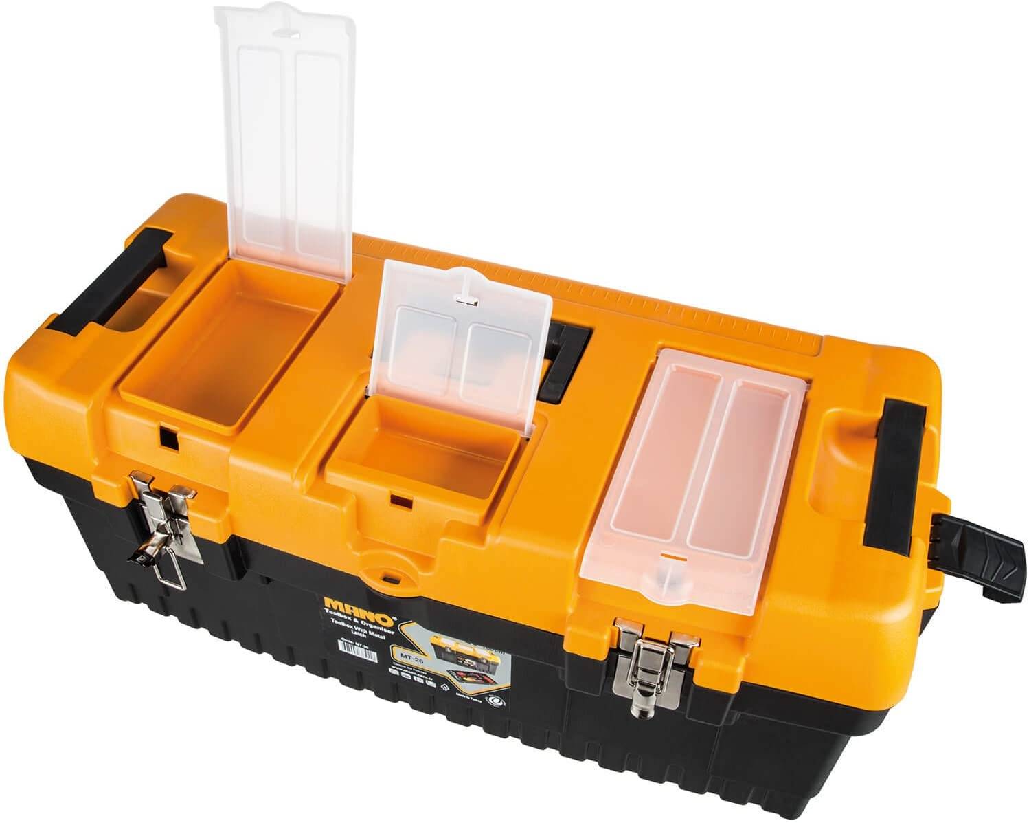 MANO MT-26 Tool Box with Metal Latch
