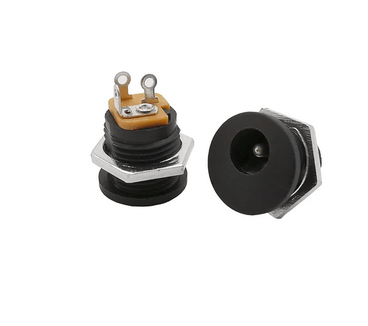 DC Power Panel Mount Female Socket Connector Jack Plug 5.5x2.1mm