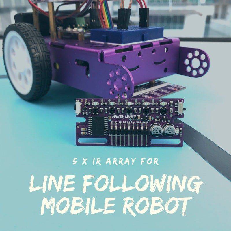 Maker Line: Simplifying 5 Channel Line Tracking Sensor For Beginner - Image 8