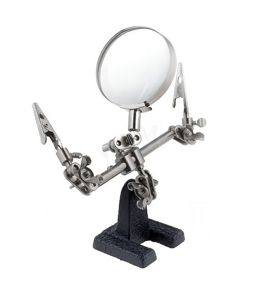 GoldTool Third-Hand Tool With Magnifying Glass