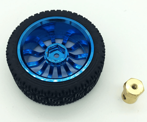 Robot Wheel 65mmx26mm + Metal Coupler