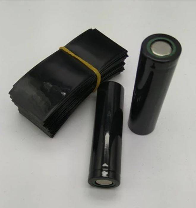 PVC Heat Shrink Tube For 18650 Battery (BLACK)