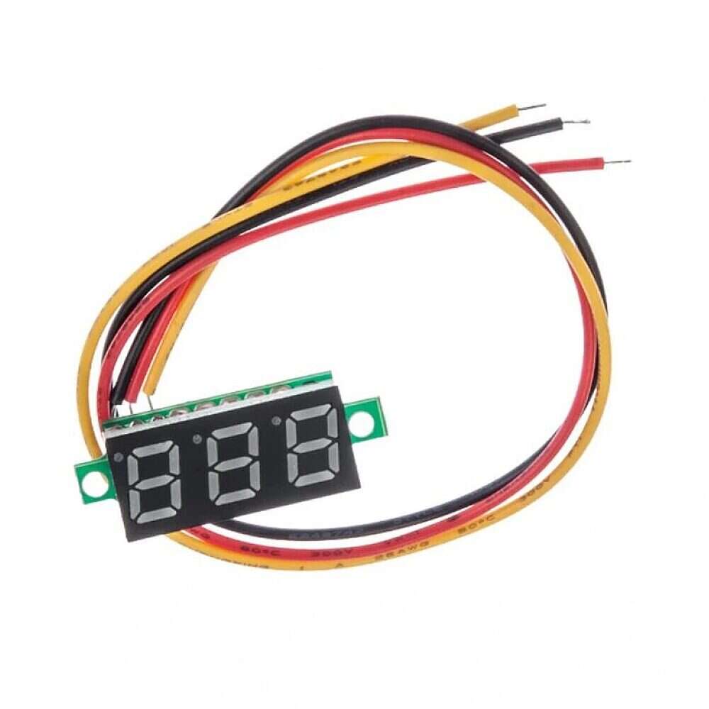 Voltmeter Module with 7-Segment 0.28 inch 0-100V (3 Wires)