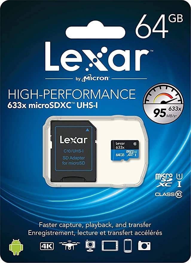 Lexar micro SD 64GB
