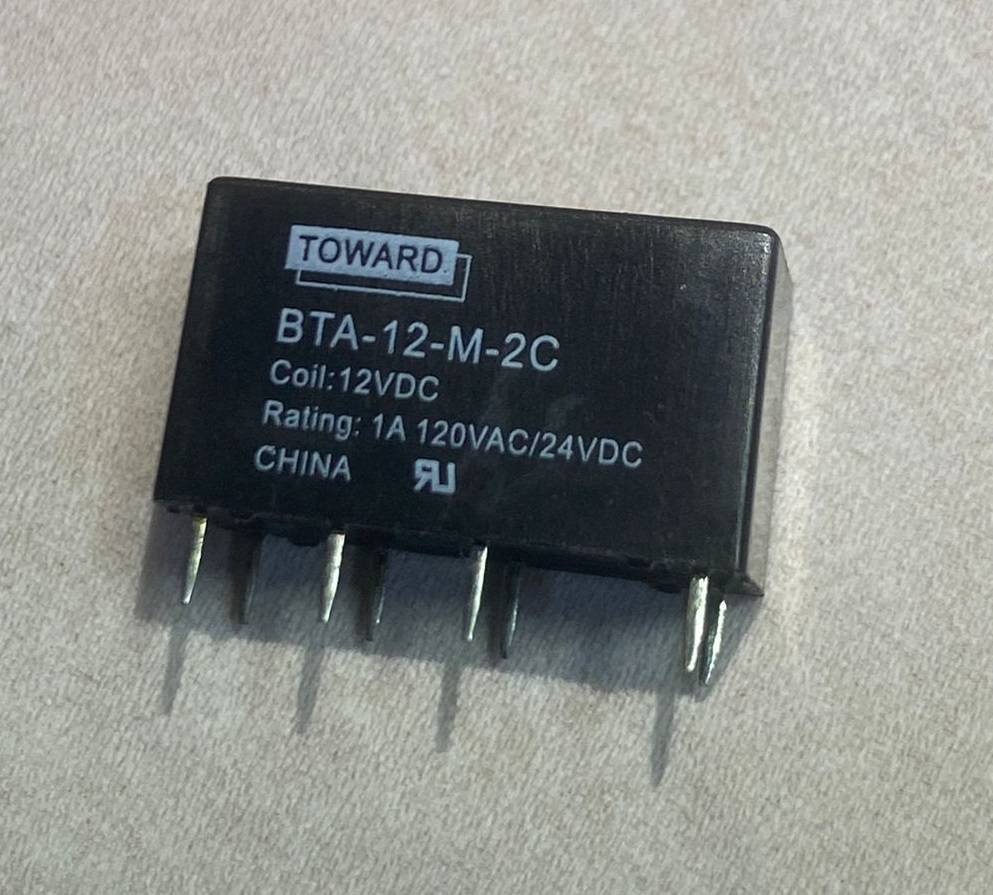 Toward Relay 12V DC 8-PIN (1A-120VAC/24VDC) - BTA-12-M-2C