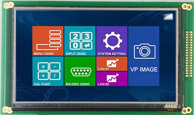 7" Color TFT LCD Module MCU 800x480 - LMT070DICFWD-NJA