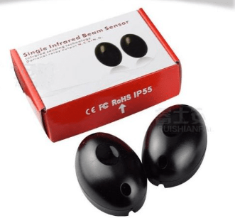 Single Infrared Beam Sensor 20m Range Photoelectric Infrared Detector