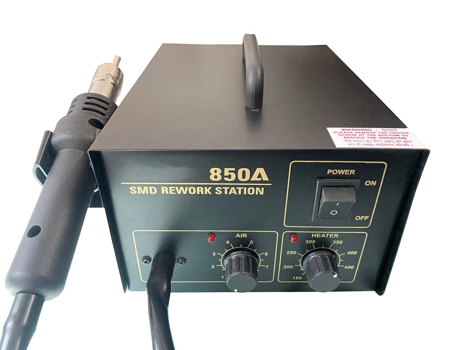 Hot Air Gun Soldering Station With Air & Temperature Controller 850A