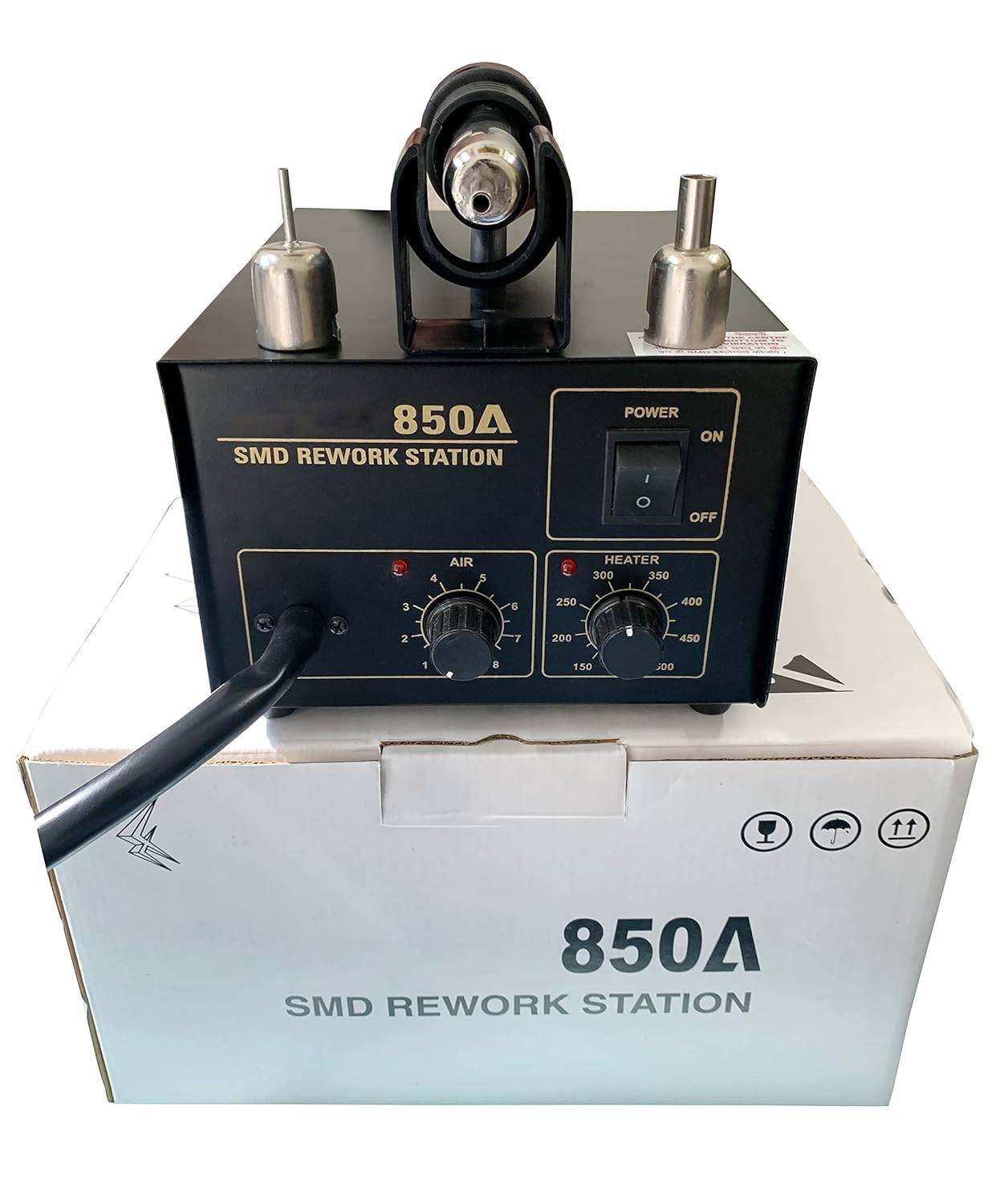 Hot Air Gun Soldering Station With Air & Temperature Controller 850A