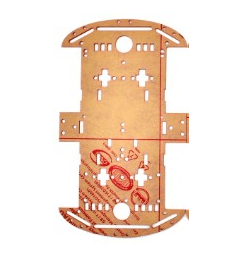 4WD Robot Chassis (Acrylic, 1-Pack)