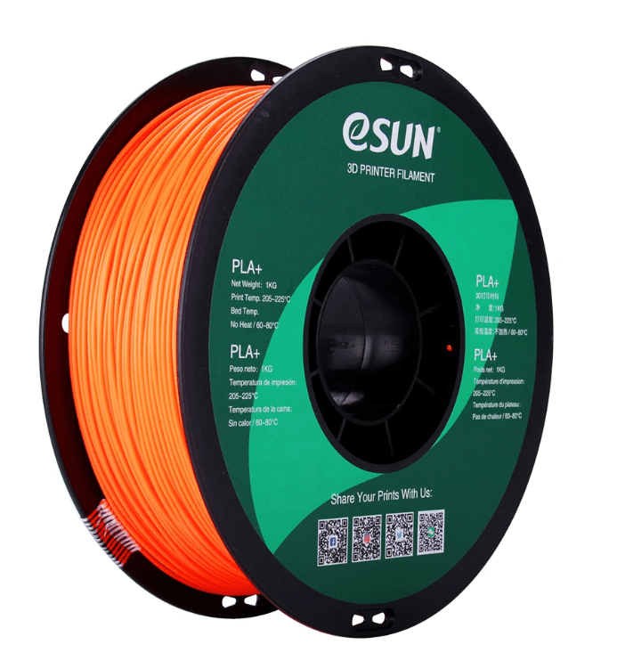 3D Printer Filament PLA+ eSUN 1.75mm 1Kg Orange