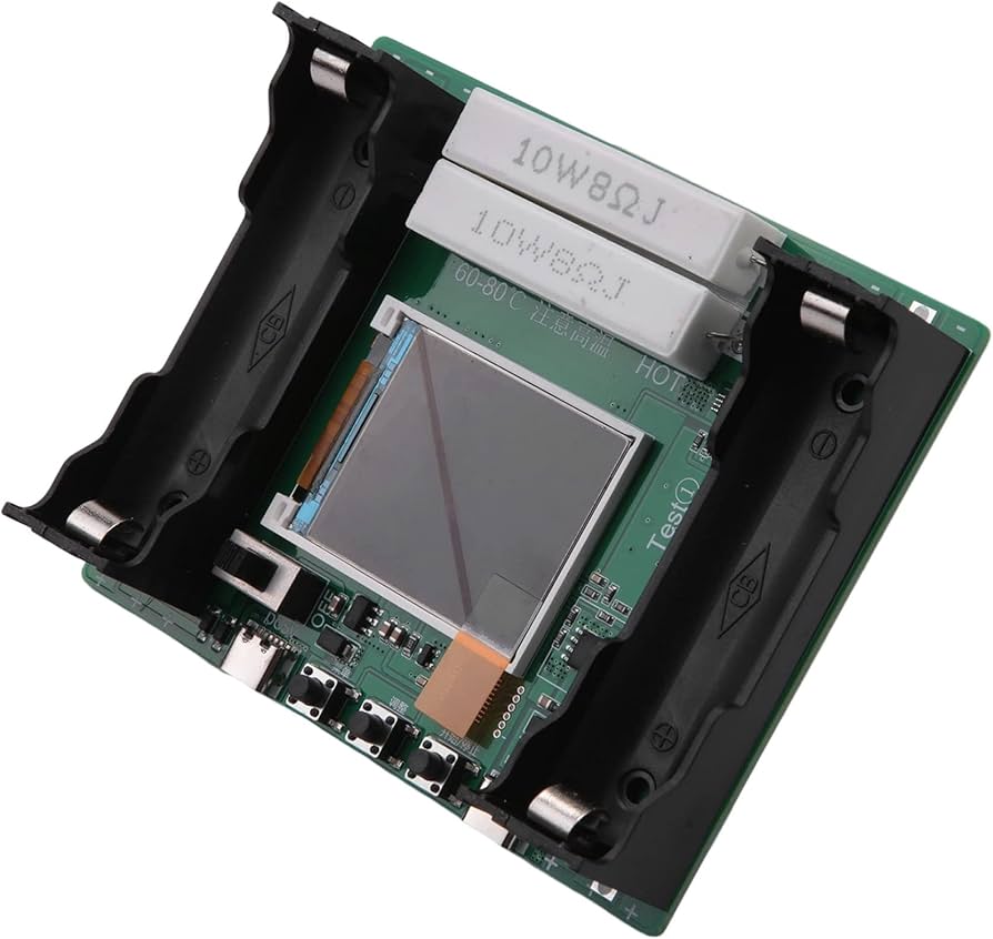 CH-3.0 2 Channel Battery Capacity Tester for 18650 Lithium Battery Voltage Current Indicator 1.77in TFT LCD Display Module