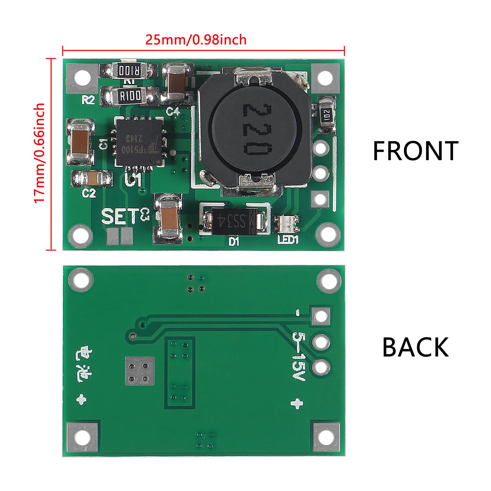 Single/Double Lithium Battery Charger Module TP5100 2A
