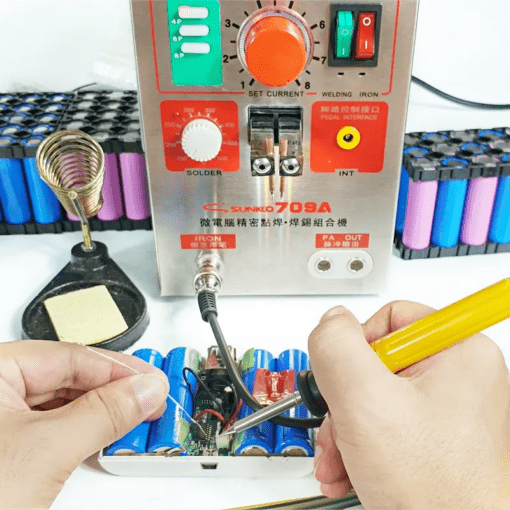 SUNKKO 709A Pulse Spot Welder Machine 3.2KW with Soldering Iron
