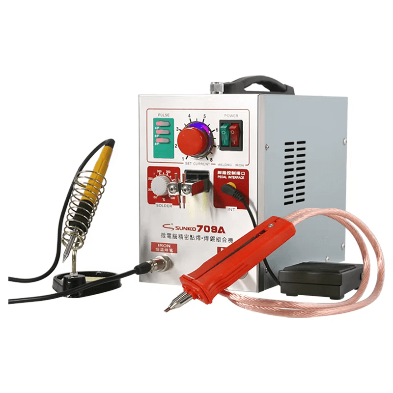 SUNKKO 709A Pulse Spot Welder Machine 3.2KW with Soldering Iron