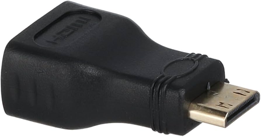 Plug converter from mini HDMI male to HDMI female (Rasp)