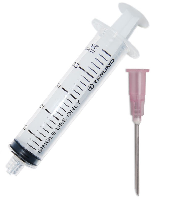Syringe 20ml with detachable needle