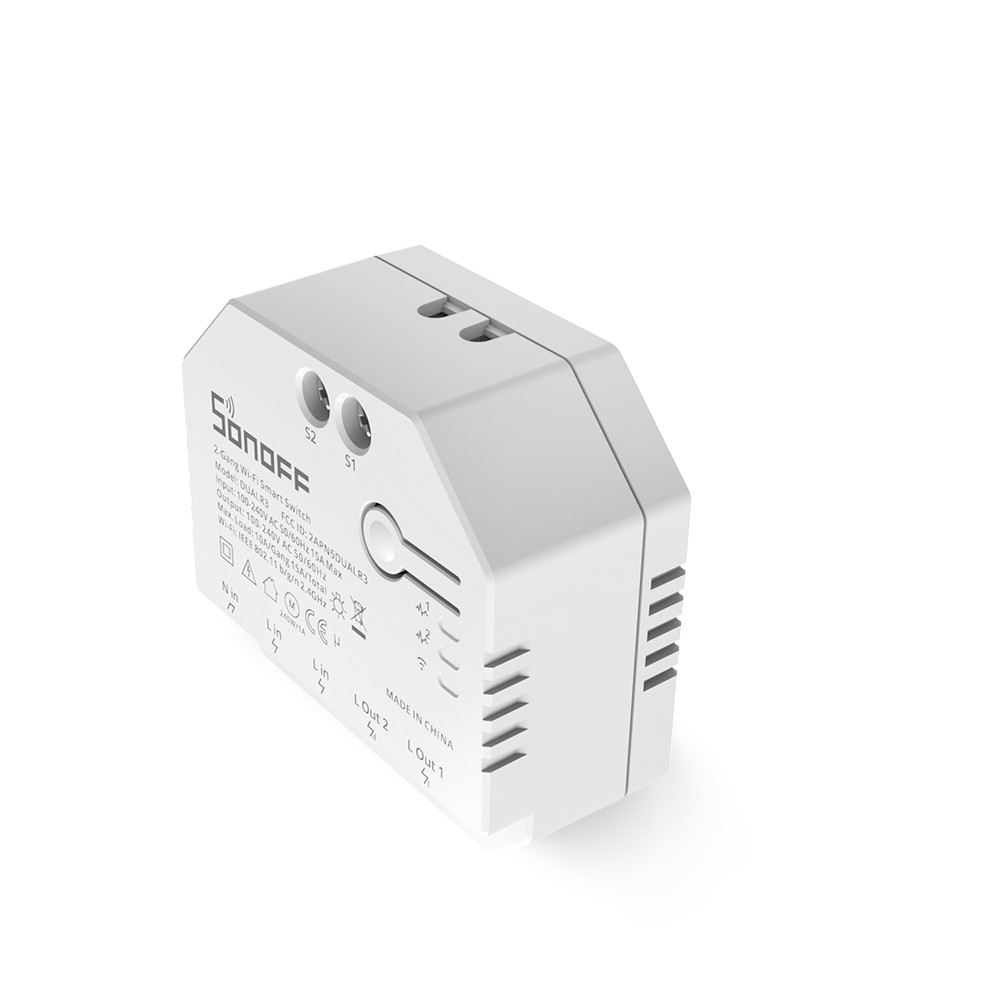 SONOFF DUALR3 Dual Relay Two Way Power Metering Smart Switch