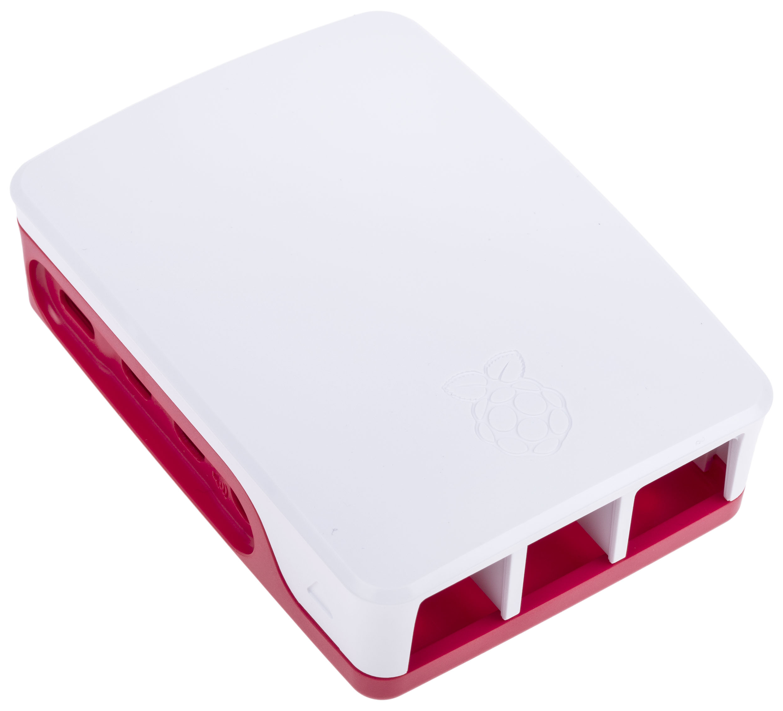 Official Raspberry Pi 4 Case (White & Red ABS)