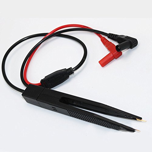 SMD SMT Chip Test Clip Lead Probe Digital Multimeter Meter Tweezer Capacitor Resistance tweezers for Resistor Capacitor