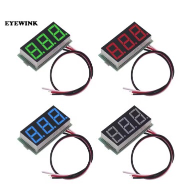 DC 0-100V LED Digital Voltmeter – 0.56" Blue Display