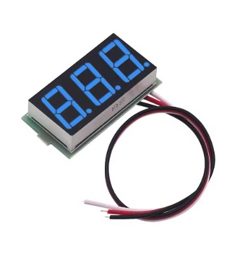 DC 0-100V LED Digital Voltmeter – 0.56" Blue Display