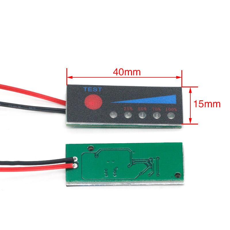 18650 Li-ion Lipo Lithium 12V Lead Acid Battery Level Indicator Tester LCD Display Meter Module