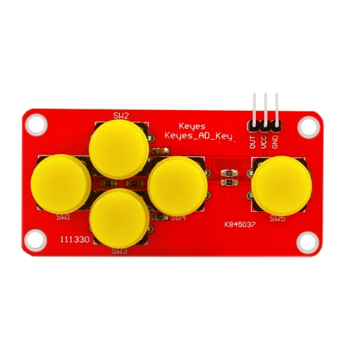 Keyboard Simulate Five Key Module Analog Button for arduino Sensor Expansion Board