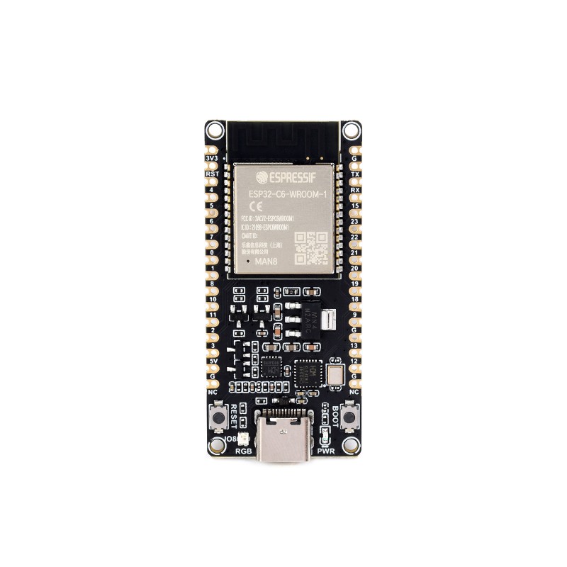 ESP32-C6 WiFi Bluetooth Development Core Board ESP32-C6 WROOMN8 Type-C Kit