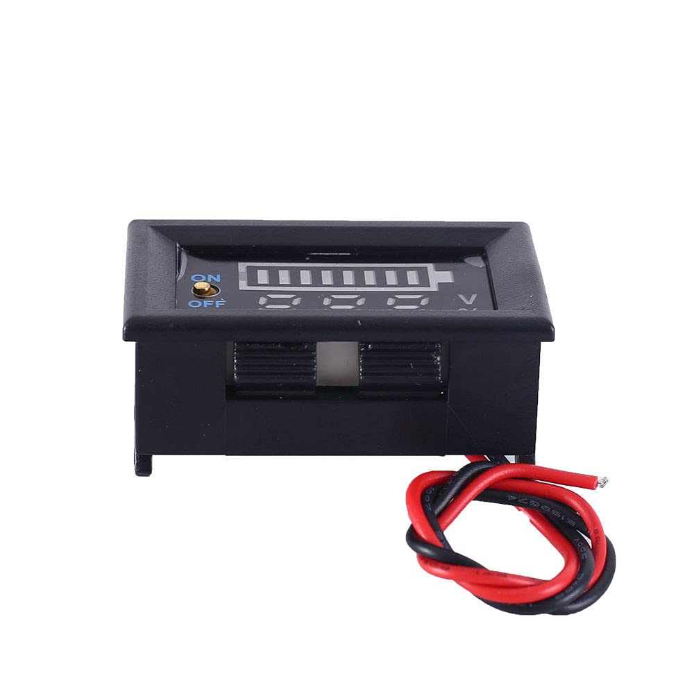 Lithium Battery Capacity Meter Tester – LED Display Voltmeter