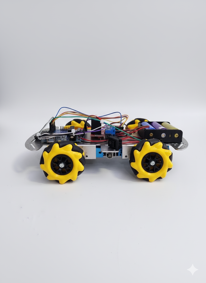 Aluminum Mobile Robot Plateform 4WD