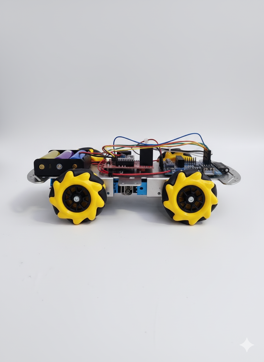 Aluminum Mobile Robot Plateform 4WD