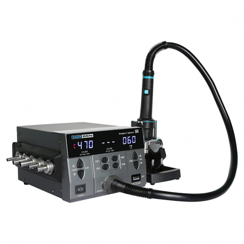 8630 PRO Professional Hot Air Rework Station from SUGON Model