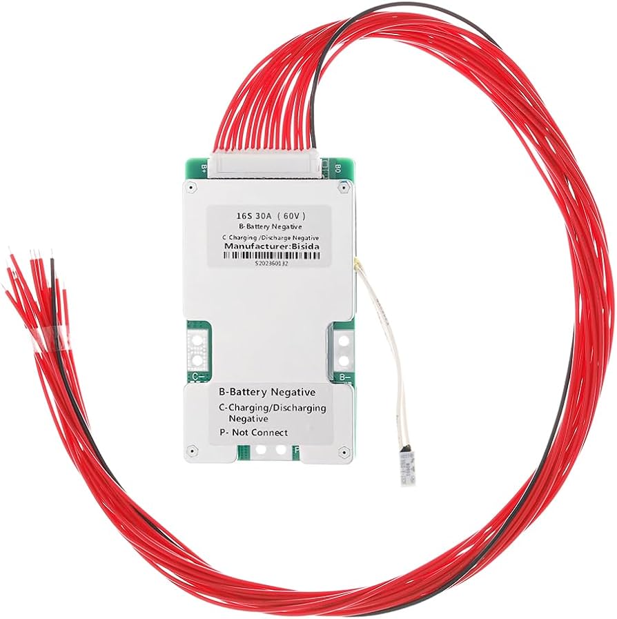 BMS 16S 30A 48.1V Balanced 18650 Li-ion Lithium Battery Charger Protection Board