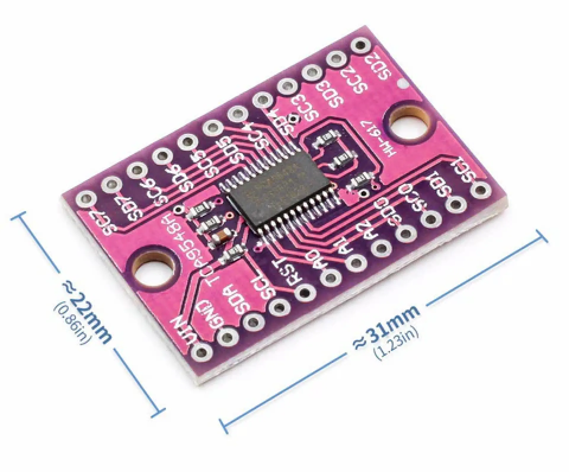TCA9548A I2C 1-to-8 Channel Multiplexer Module - Image 3