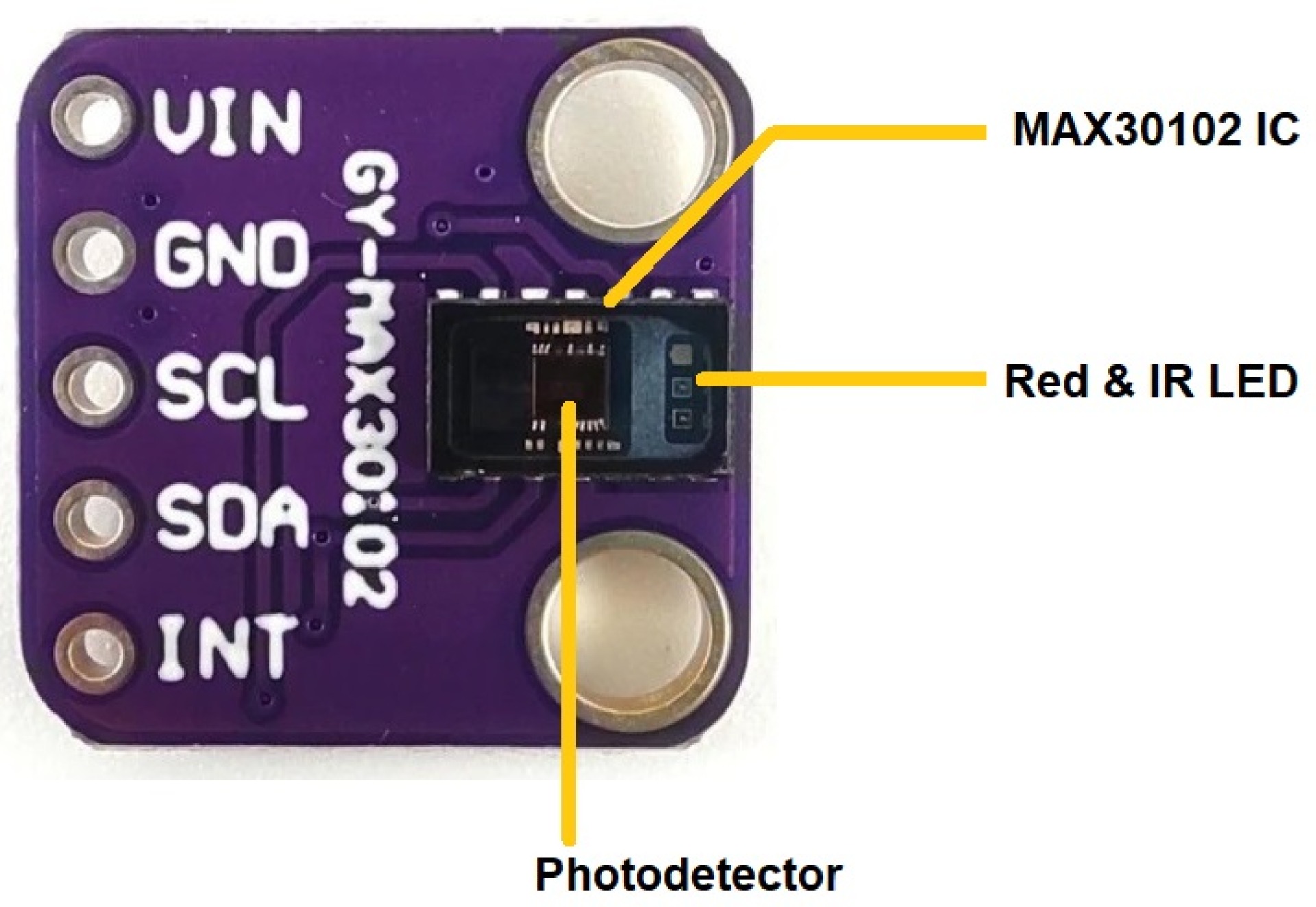 MAX30102 EGC Oximeter sensor – Heart Rate Sensor - Image 3
