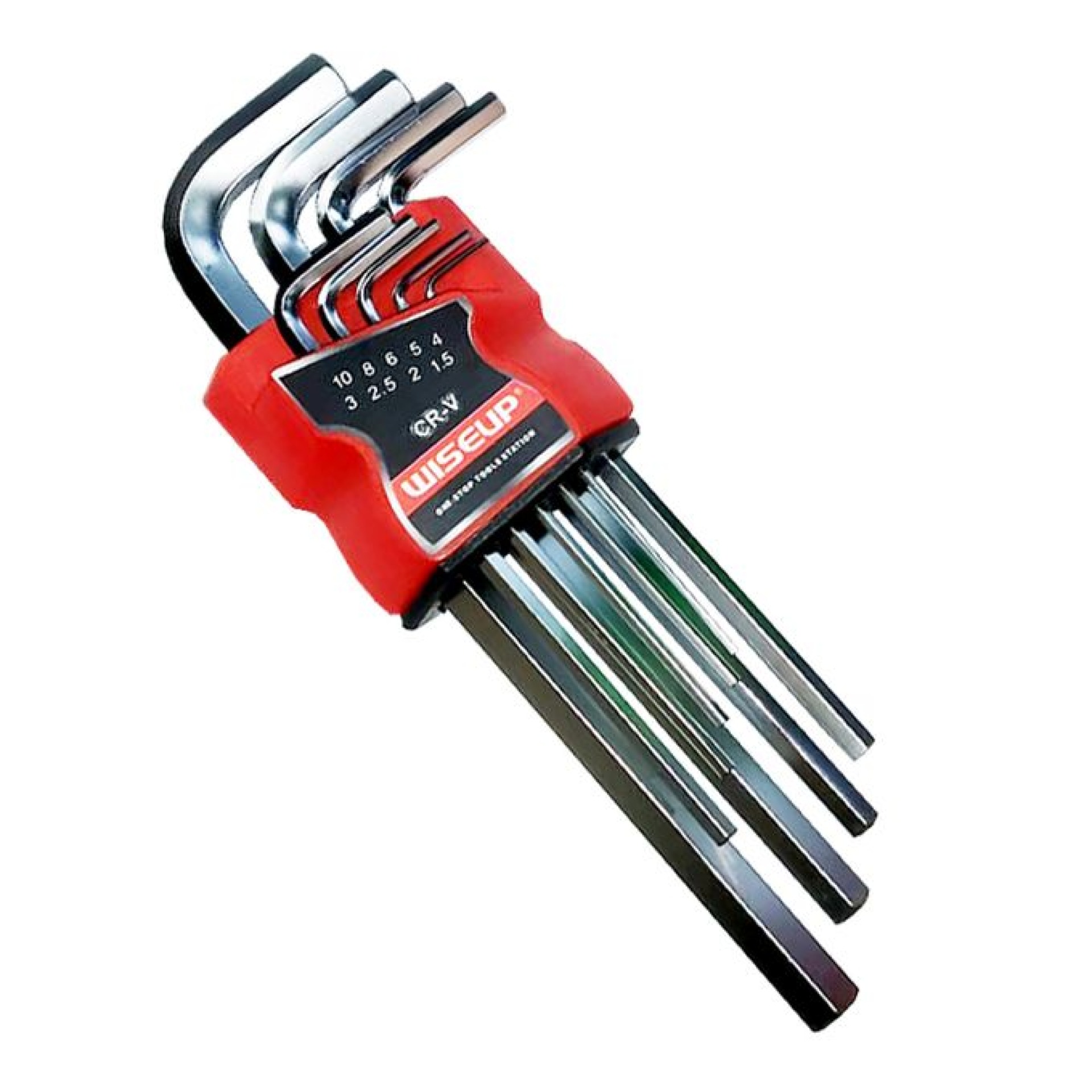 Hex-L Key Allen Wrench Set (1.5 - 10 Mm) Pack Of 9 Pieces