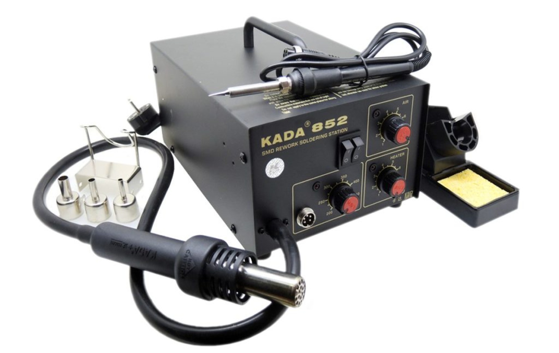 Hot Air and Soldering Iron Rework Station - KADA 852