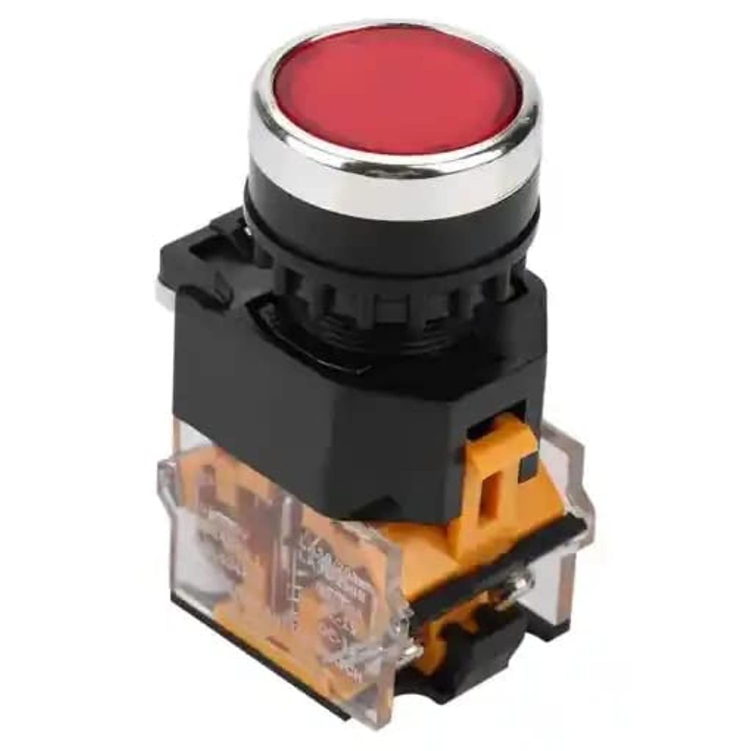 LA38 22mm Push Button Momentary Switch Heavy Duty red