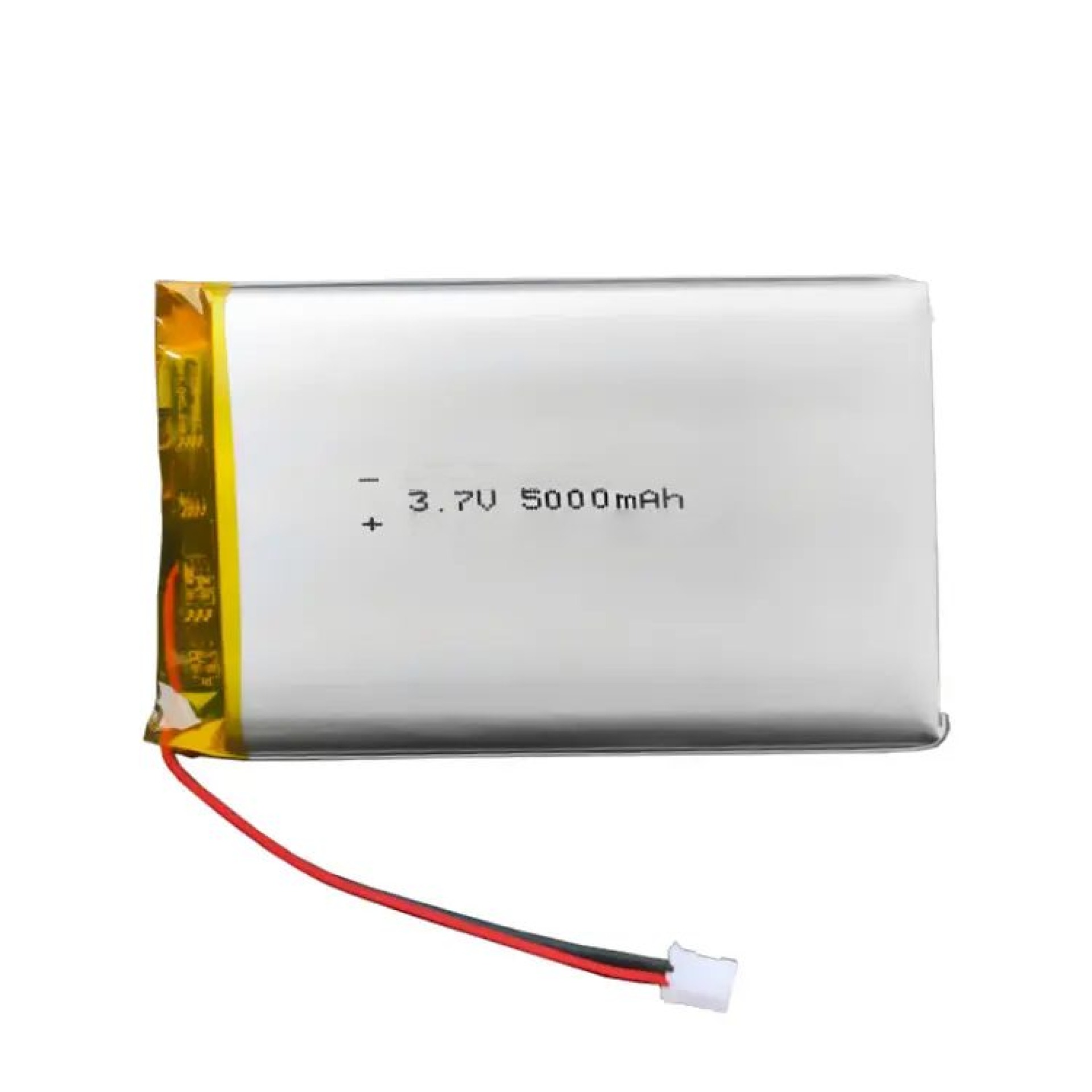 Polymer Li-Ion Single Cell Battery (3.7V, 5000mAh) + Protection Board (65L*55W*9H)mm